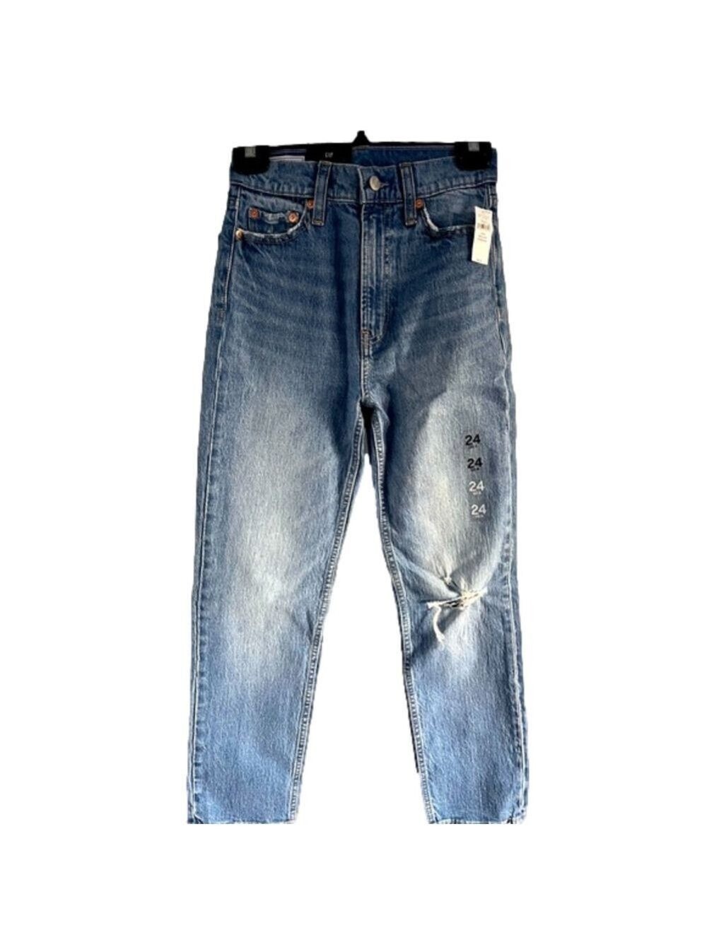 HOST PICK 💕NWT Gap cheeky straight sky high jeans size 24-00